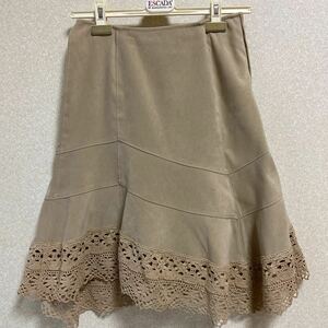 [ unused ]L'EST ROSE skirt i regular Hem hook braided race hem flair beautiful line flexible . elegant 