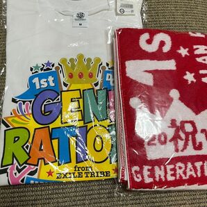 GENERATIONS ライブツアーTシャツMサイズとマフラータオルの2点セット グッズ シャツ ツアー