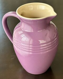 ル・クルーゼ　ピッチャー　大　パープル 水差し 花瓶 ジャグ LE CREUSET