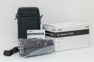 送料無料★極上美品★SIGMA シグマ 50-100mm F1.8 DC HSM Art Canon キヤノン用 EF-Sマウント★美光学系★動作確認済★即決特典あり