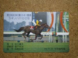 I955a・スギノハヤカゼ 競馬 テレカ