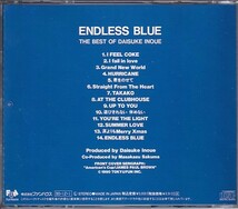 CD 井上大輔 ENDLESS BLUE THE BEST OF DAISUKE INOUE_画像2