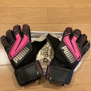 プーマ　キーパーグローブ8号　4mm ultimate grip latex 中古　ゴールキーパー　PUMA サッカー