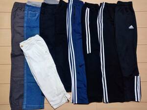  superior article used!!* child clothes man man . long trousers bottoms pants 9 point set * size 140cm150cm Junior set sale 9 sheets together * going to school clothes usually put on 