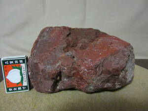 K1018-2 赤石　自然石　原石　小矢部川産 13cmx19cmx7cm3.3kg