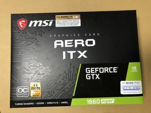 MSI GeForce GTX 1660 SUPER AERO ITX OC グラフィックスボード