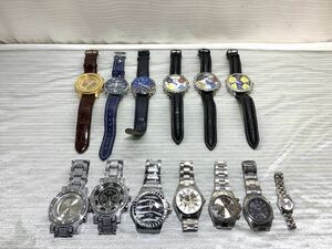 腕時計 まとめ ブランド品 CASIO ICESTAR MUSK MARC BY MARC JACOBS ficce メンズ腕時計 ファッション 可動品有り 13個まとめ Y17