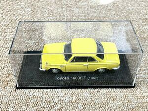 G448☆送料無料☆アシェット 国産名車コレクション トヨタ 1600GT 1967 1/43 ミニカー ケース付