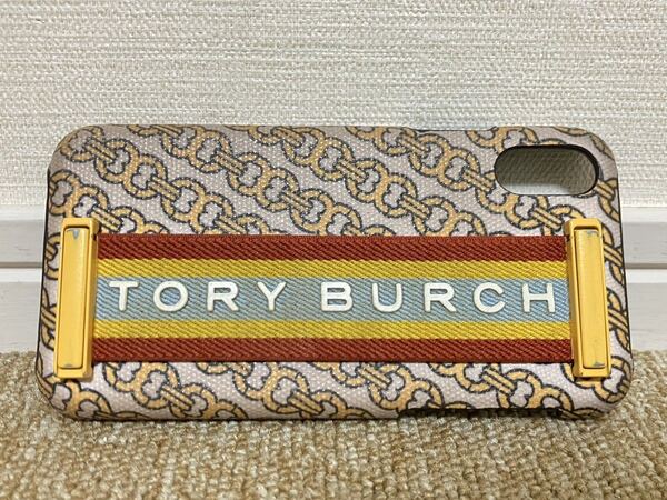 G499☆送料無料☆美品 TORYBURCH/トリーバーチ iPhoneX iPhoneXS対応 スマホケース gemini link phone caseスマホケース daylily gemini