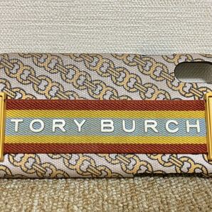 G499☆送料無料☆美品 TORYBURCH/トリーバーチ iPhoneX iPhoneXS対応 スマホケース gemini link phone caseスマホケース daylily gemini