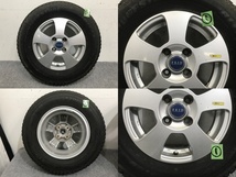 売切! FEID 社外 タイヤホイールセット キャップ スタッドレス 4本セット 13x5J/ET32/4穴 4H/PCD100/ハブ径73mm BRIDGESTONE(133359)_画像2