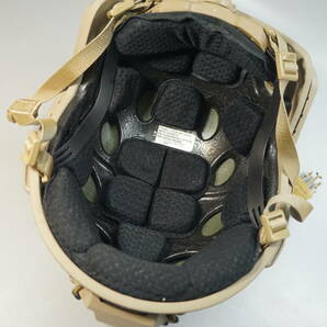 オップスコア 官給品 OPS-CORE FTHS BALLISTIC HELMET ASSEMBLY サイズL TAN499（ PEQ PVS PSQ ATPIAL ptw トレポン wilcox)の画像8