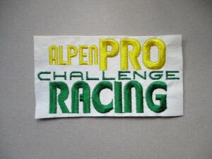 80s ALPEN PRO CHALLENGE RACINGワッペン/アルペンスキー場ビンテージpatchスキーヤーvintageスキーUSAパッチUSアメリカSKI V198