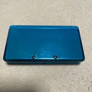 【ニンテンドー3DS】アクアブルー　本体　ジャンク品