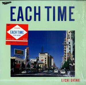 A00576167/LP/大滝詠一「Each Time (1984年・28AH-1555・国吉良一・難波弘之・井上鑑・岡田徹・伊集加代子・青山純・林立夫etc参加・ナイ