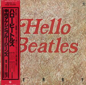 A00577635/LP2枚組/寺内タケシとブルー・ジーンズ「Hello Beatles (1978年・SKW-121～2・ビート・BEAT・ガレージロック)」