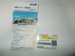 最新★送料無料【全日空（ＡＮＡ）株主優待券】1枚＋グループ優待券★