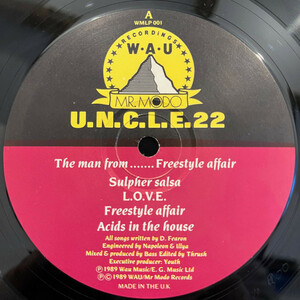 U.N.C.L.E.22 - The Man From... Freestyle Affair / 初期UKアシッドの隠れた名作として知られるレアな1枚！