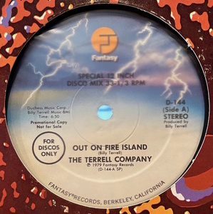 The Terrell Company - Out On Fire Island / Dancin' Wheels / 両面共にナイスなディスコ・ブギーを収録！