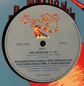 V.A. - The Message / The Adventures Of Grandmaster Flash On The Wheels Of Steel / Sugar Hill Recordsの人気曲をカップリング！