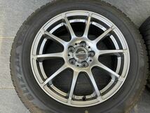 195/60R16 2021年製 ブリヂストン VRX2 プリウス イスト ウィッシュなどに 中古スタッドレス ●16×6.5J 100/5H ET48_画像2