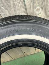 205/75R14 95S TRAVELSTAR ホワイトリボン 中古 2本セット_画像9