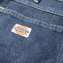 ワークスタイル! 90s 00s Dickies ディッキーズ ハイウエスト ワイド デニム ペインターパンツ ジーンズ 濃紺 大きいサイズ メンズ 古着_画像7