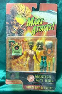 '96 TRENDMASTERS『MARS ATTACKS!』MARTIAN SPY GIRL トーキング アクションフィギュア マーズアタック ティム・バートン