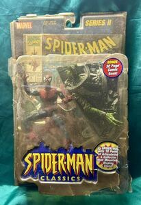 '01 TOYBIZ『SPIDER- MAN CLASSICS』BATTLE RAVAGED SPIDER- MAN アクションフィギュア スパイダーマン MARVEL