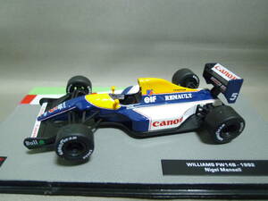 デアゴスティーニ 1/43 ウィリアムズ ルノー FW14B N.マンセル 1992 F1マシンコレクション