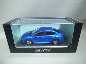 RAI'S 1/43 スバル WRX S4 2.0GT VAG 2019 埼玉県警察 高速道路交通警察隊車両 覆面 青 パトカー SUBARU