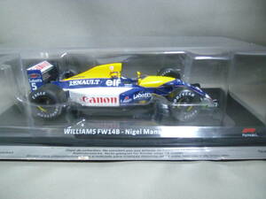 1/24 ウィリアムズ ルノー FW14B N.マンセル 1992 F1