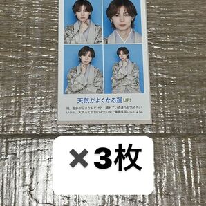 TVガイド 証明写真 七五三掛龍也3枚セット