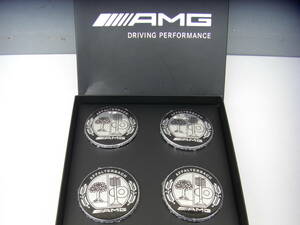新着！AMG アップル　ブラック　ホイールハブキャップ　４コセット A45 CLA45 C63 E63 S63 G63 SL63 CLS63