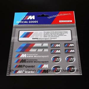 新入荷　限定　最新！NEW BMW Mパフォーマンス　クリヤーステッカーセット M1 M3 M4 M5 M6 