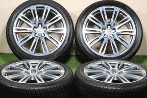 ＜バリ溝スタッドレス!!＞アウディ 4H A8 純正OP 鍛造 20in 9J+37 PCD112 255/40R20 品番:4H0601025AE Audi A7 S7 S8 A6 S6 など Forged