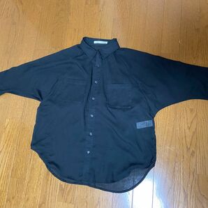 moussy シアーシャツ　ブラック