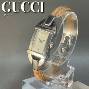 【美品】電池交換済レディースウォッチ女性用腕時計グッチGUCCI2593　　