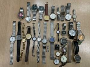 【4721】ジャンク品 時計まとめ売り SEIKO CITIZEN ELGIN など 腕時計 懐中時計 約2kg 中古品 現状品