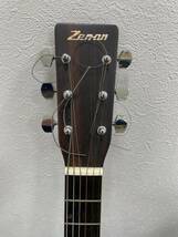【H188】ジャンク品 Zenon ゼンオン クラシックギター RW-170 中古品 現状品 長期保管品 ソフトケース付き_画像2