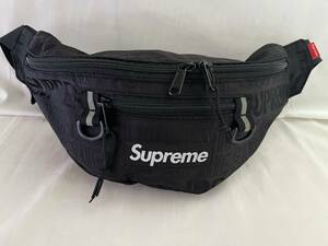 Supreme 19ss Waist Shoulder Bag cordura nylon Black シュプリーム ウエストバッグ ショルダー ブラック 黒 コーデュラ ナイロン