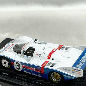 エブロ 1/43 マツダコレクション ポルシェ 956 ウィニングラン WEC Japan 1983の画像7