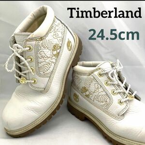 SALE! Timberland ティンバーランド　ホワイト ブーツ　24.5cm