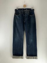 8-915 US製 LEVIS No.2 LOT 201 555 ヴァレンシア 青耳 チェーンステッチ リーバイス サイズ 32_画像1