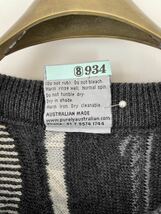 8-934 オーストラリア製 Purely Australian 極上 厚手 ウール ニット セーター サイズ L_画像6