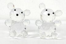 SWAROVSKI スワロフスキー 置物 補修痕有り おまとめ ７点 クリスタル ガラス 動物 アヒル イルカ クマ ハリネズミ【中古】4716_画像4