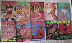 【送料無料】BACHELOR バチェラー 昭和58(1983)年1月号～6月号、9月号～12月号 10冊(7月号、8月号欠)