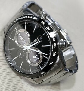 稼働品　SEIKO スピリット 定価38,500円 SBPY119　メンズ腕時計　スマートソーラークロノグラフ