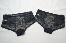 ★BURAN/BodyMakeのストレッチレースなホットパンツ/セクシー&スポーティーなショーツ/ショートパンツ2枚セット【送料185円】_画像2