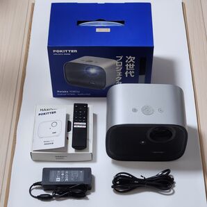POKITTER Relaks プロジェクター 家庭用 小型プロジェクター 天井 Android TV 10.0 Net